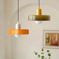 Nordic Retro Glass Pendant Lamps Indoor E27 LED Chandelier Living Room Dining Room Bedroom Kitchen Decorative lights Fixture