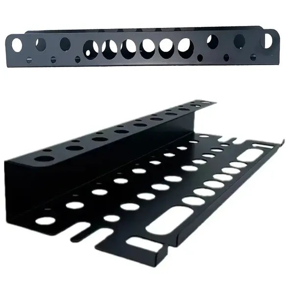 Two Piece Mix & Match Metal Wall Tool Rack (Distribution Mounting Screws) - Portable Hammer/Wrench/Pliers & Screwdriver Storage Rack, Wall Garage Tool Organizer - Workshop & Garage Storage Solution