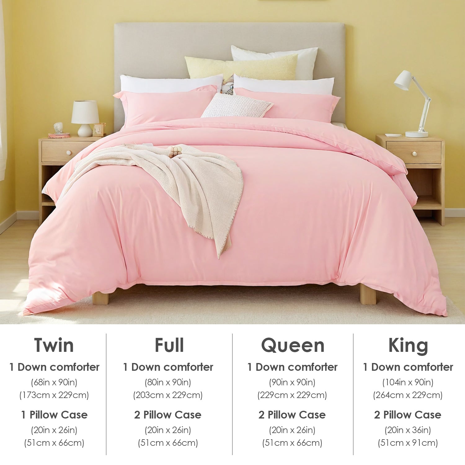 2-Pack White & Pink 3-Piece Bohemian Bedding Sets.Crafted From Durable, Abrasion-resistant Fabric That Maintains Exceptional Softness For Comfortable Sleep. Skin-friendly.