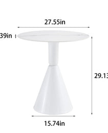 White Coffee Table, Simple Modern Negotiation Table, Balcony Dining Table