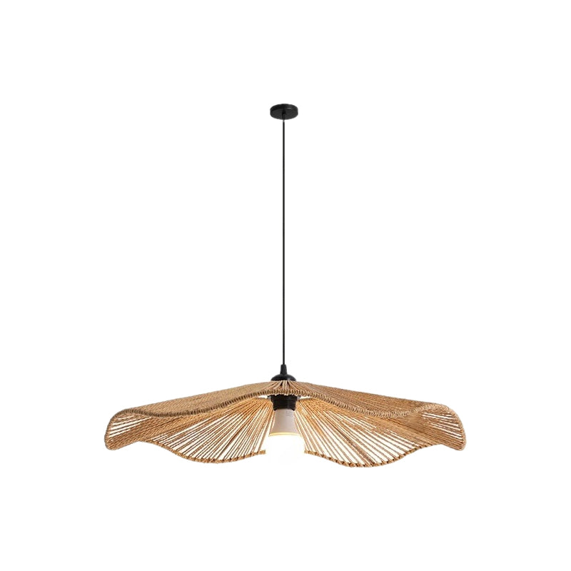 Juliette 1-Light Woven Rattan Indoor Pendant Ceiling Light