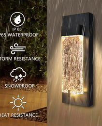 Crystal LED Wall Lights - 12W - 12" - 5CCT Tunable - IP65 - JXLBD12