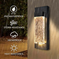 Crystal LED Wall Lights - 12W - 12" - 5CCT Tunable - IP65 - JXLBD12
