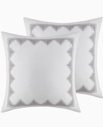 Full Queen Cotton Printed Duvet Cover Set With Chenille