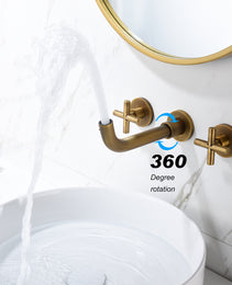 Bathroom Faucets, Wall-mounted Bathroom Sink Faucets