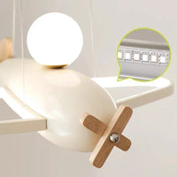 Airplane Lamps Modern Children's Room Chandeliers Simple Creative Baby Nursery Little Boy Girl Bedroom Home Decor Led Chandelier