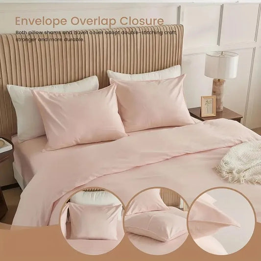 Serta Simply Clean Pleated Duvet Cover Queen