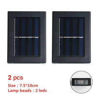 Solar LED Outdoor Light Solar Lighting Sensor Lamp Streetlights Exterior Garden Decoration Garland Waterproof Solar Wall Light