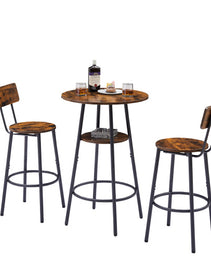 Round Bar Stools With Shelves