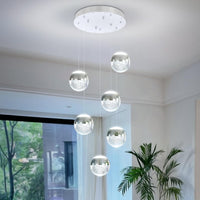 Crystal Pendant Light for Kitchen Island,Small Chandelier Lights Fixture, Hanging Lighting Ceiling Light Fixture Modern Adjustable Pendant Lighting for Dining Room Bedroom