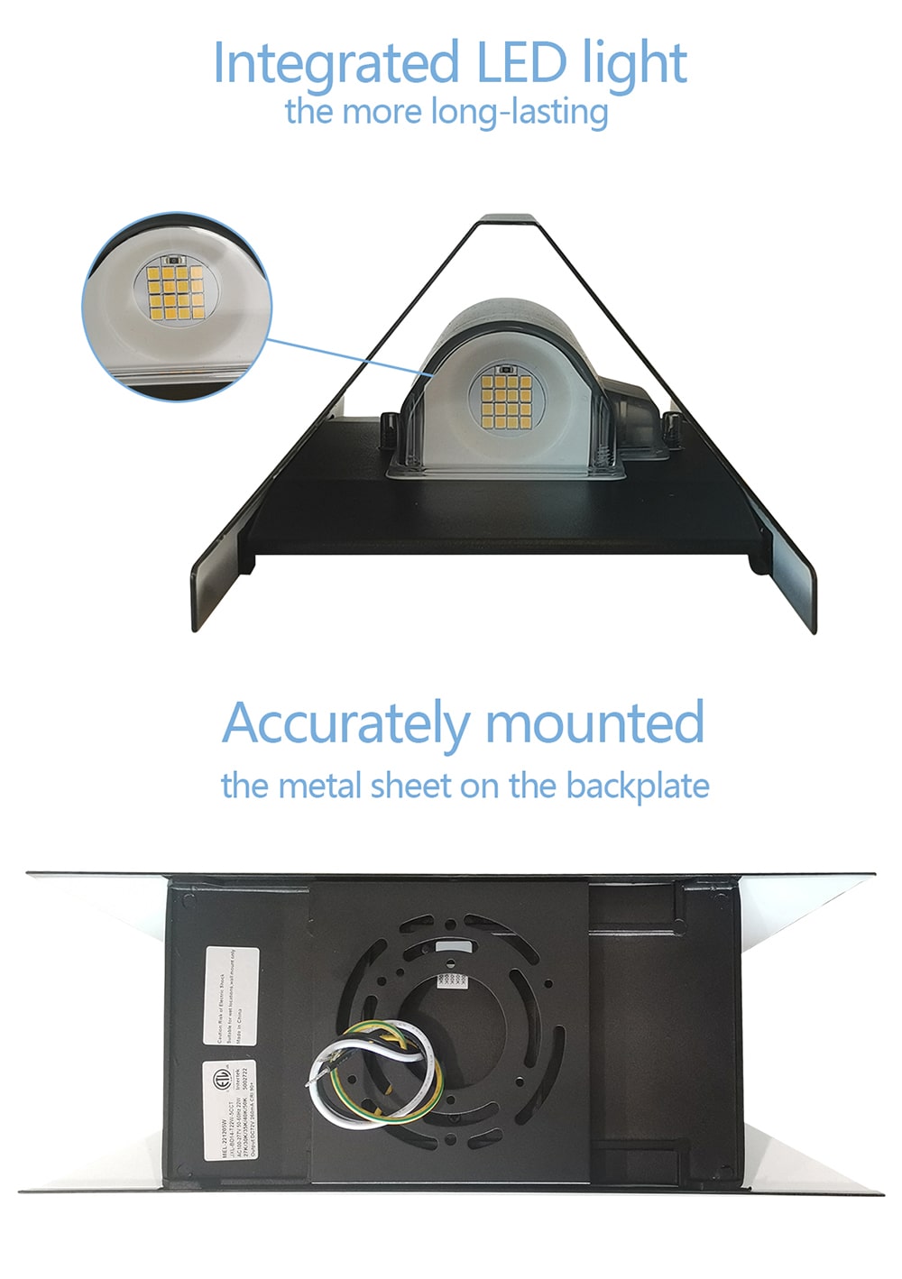 Up/Down LED Wall Lights - 14" - 22W - 5CCT Selectable - JXLBD14