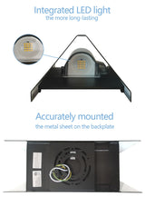 Up/Down LED Wall Lights - 14" - 22W - 5CCT Selectable - JXLBD14