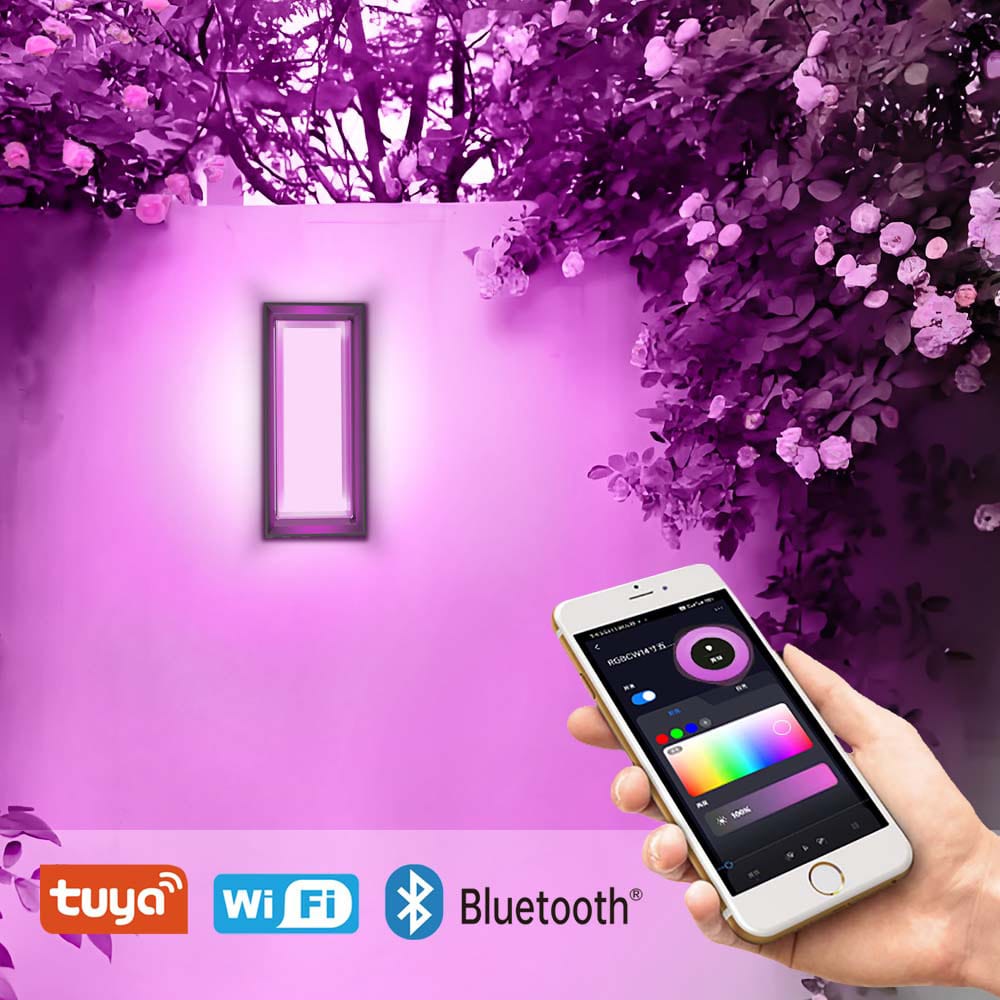 Wall Light  -14“ RGBW - 22W - 100-277V - IP65 - JXLBD14