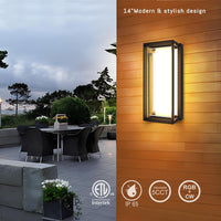 Wall Light  -14“ RGBW - 22W - 100-277V - IP65 - JXLBD14