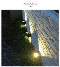 6W/12W LED Wall Light Outdoor Waterproof IP65 Porch Garden Wall Lamp & Indoor Bedroom Bedside Decoration Lighting Lamp Aluminum