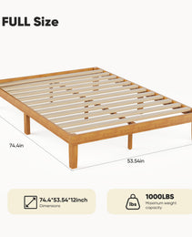 Full-size Wooden Bed Frame