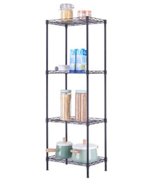 4-Tier Wire Shelving Unit Metal Storage Rack