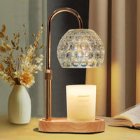 Candle Warmer Lamp with Timer Dimmable, Gold Gift Wax Warmer Lamps