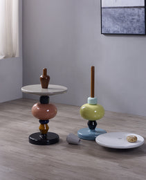 Nordic Creative Side Table Modern Minimalist Sofa Removable Side Table Designer Internet Celebrity Sugar Gourd Small Coffee Table