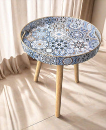 Small Side Table With Three Detachable 40cm Wooden Legs