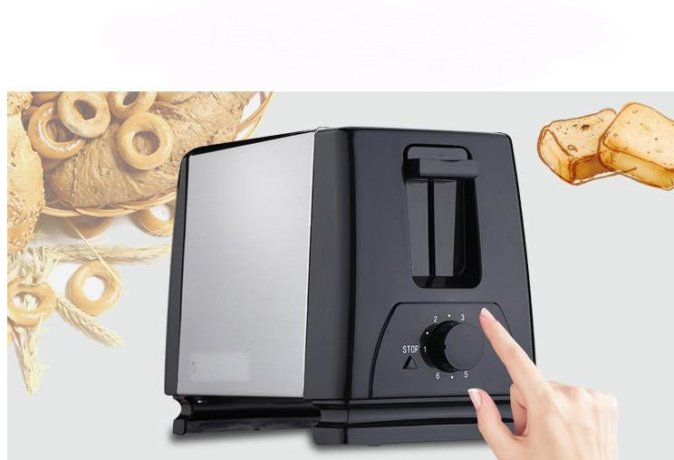 Compact 3-in-1 Stainless Steel Breakfast Station – 700W Toaster & Omelette Maker with 7-Gear Precision