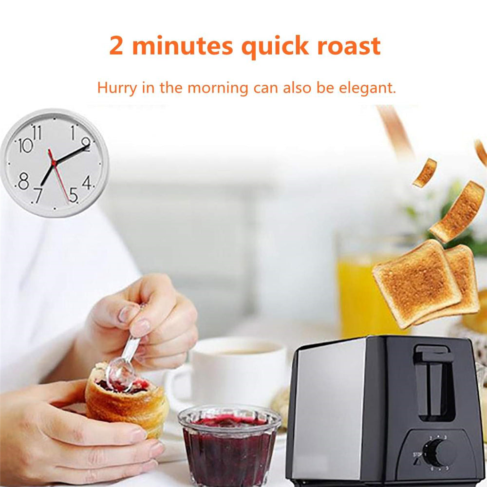 Compact 3-in-1 Stainless Steel Breakfast Station – 700W Toaster & Omelette Maker with 7-Gear Precision