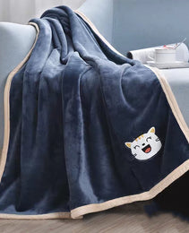 Blanket Pet Quilt Fall Winter Pet Thicken Blanket Warm Flannel Sleeping Blanket