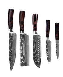 6 Piece Set 8 Piece Set 10 Piece Set Knife Chef's Knife Chef's Knife Kitchen Knife Cooking