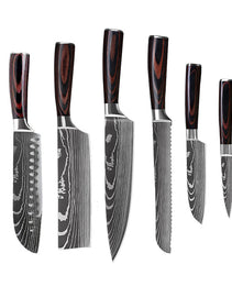 6 Piece Set 8 Piece Set 10 Piece Set Knife Chef's Knife Chef's Knife Kitchen Knife Cooking