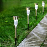10Pack Solar Outdoor Garden Lantern Lights Solar Powered Waterproof Landscape Lighting for Pathway Yard Lawn Patio Decor