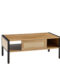 40.16 Inch Rattan Coffee Table