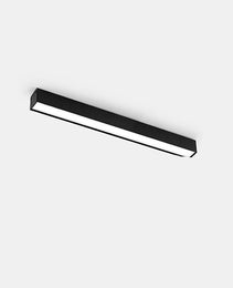 DB77A Revamp Your Space with Wall Mounted Surface LED Lights - 600, 25W DOP3 - 2Ft Black Fixture - 3 Color Temperatures - Illuminate with Modern Elegance!