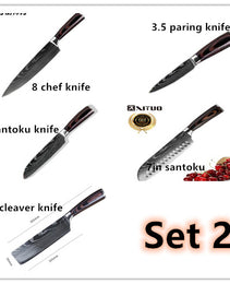 Carpenter's Special Set 6-piece Set 8-piece Set Knife Chef Knife Kitchen Knife Cooking