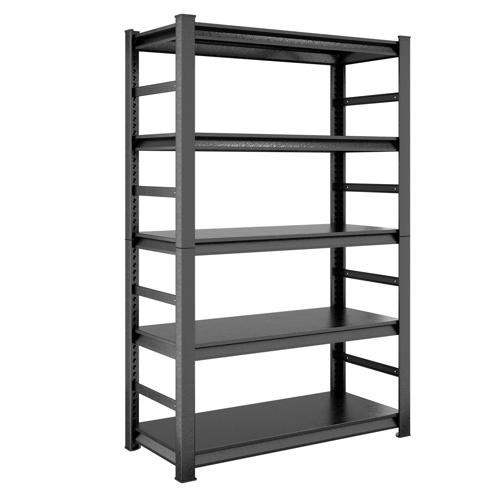 Storage Shelves 5 Tier Heavy Duty Metal Shelving Unit Adjustable Shelving Units And Storage Rack Kitchen Garage Shelf H78 X W47.2 X D18