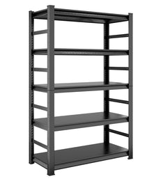 Storage Shelves 5 Tier Heavy Duty Metal Shelving Unit Adjustable Shelving Units And Storage Rack Kitchen Garage Shelf H72 X W47.2 X D23.6