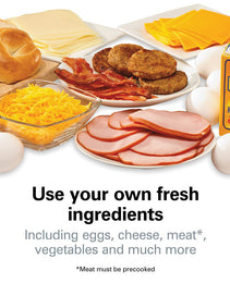 3-in-1 Compact Breakfast Station – 600W Hamburger Maker, Sandwich Press & Fried Egg Toaster