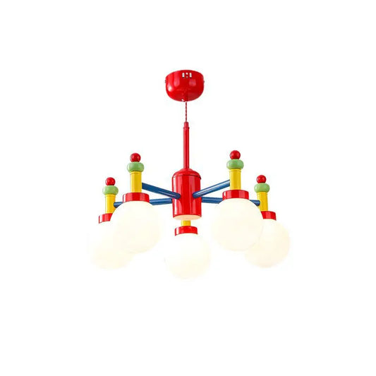 Memphis Vintage Colorful Living Room Pendant Lamp Dopamine Bedroom Eye Protection Kids Room Study Decorative Chandeliers 2026