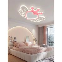 Nordic Creative Butterfly LED Ceiling Lamp Restaurant Living Room Bedroom Children Room Romantic Chandelier Home Lighting Decor