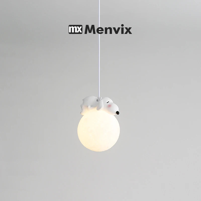 Creative Cartoon Animals LED Hanging Chandelier for Living Room Kid’s Bedroom Bedside Lamps Home-appliance Decor Pendant Lights