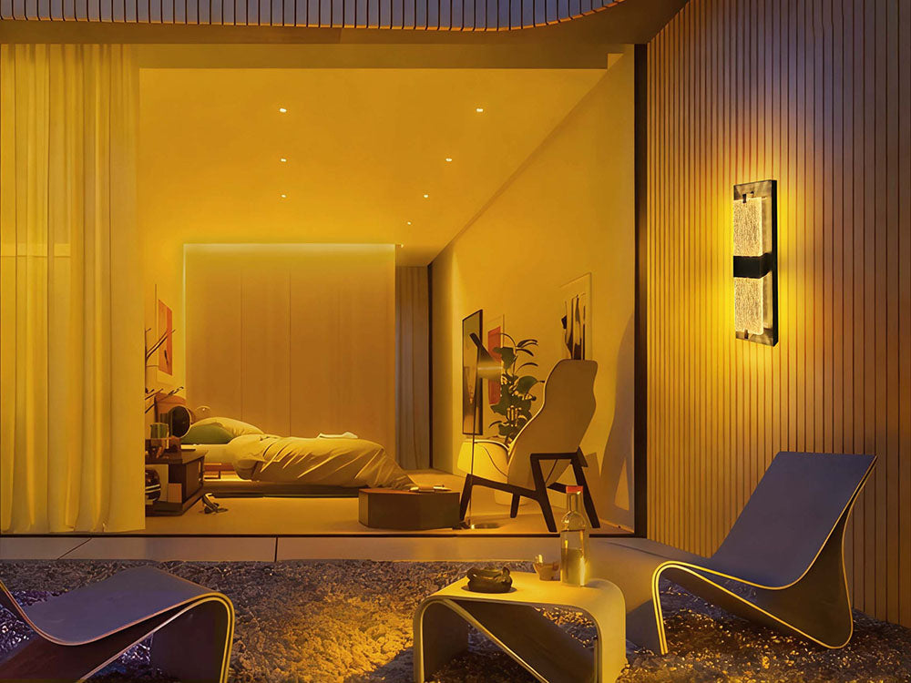 Crystal LED Wall Lights - 20W - 18" - 5CCT Tunable - IP65 - JXL-BD18