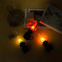 Calcifer Flameless Night Light Halloween Retro Decorative Candle Light Cartoon Anime Cute Lamp Bedroom Bedside Table Lamp