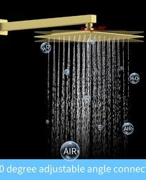 Shower System Shower Mixer Combo Set Wall-mounted