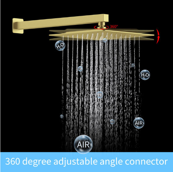 Shower System Shower Mixer Combo Set Wall-mounted