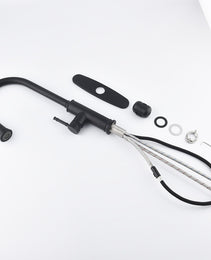 Single-handle Pull-down Kitchen Faucet With Dual-function Sprinklers