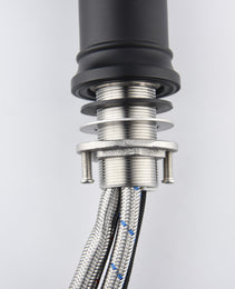 Single-handle Pull-down Kitchen Faucet With Dual-function Sprinklers
