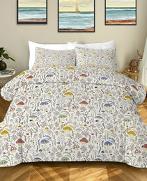 3 Pieces Mushroom Decoration Comforter Set Soft Bedding Set For Home Bedroom Decor Twin Full Queen King Size