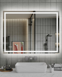 48 Inch X 36 Inch LED Bathroom Mirror
