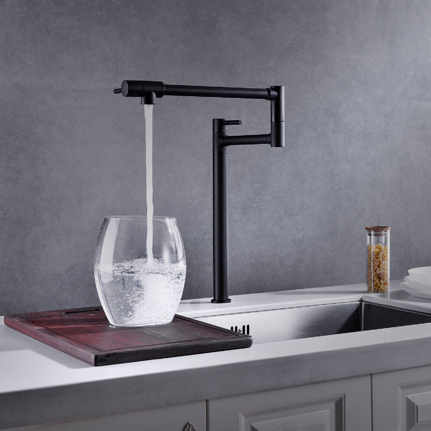 Pot Shaped Filling Faucet With Extended Handle