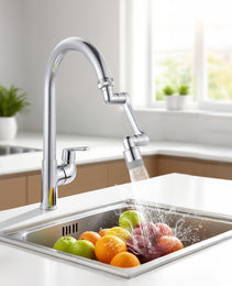 Universal Swivel Extension Faucet Aerator Rotate Robotic Arm Splash Filter