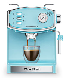 20 Bar Espresso Machine - Professional Compact Espresso Maker With Milk Frother, 54oz Large Water Tank, Low Noise, For Cappuccino, Latte, Blue, Amazon Resale Prohibited